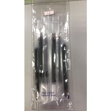 萬事捷 3451 Lili 伸縮筆芯 (打裝) - 滑順不易斷裂 學生辦公適用, 1個, 黑