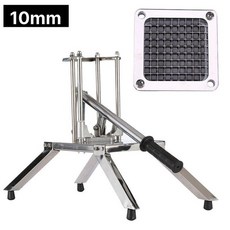 깍뚝썰기 채칼 감자 스틱 당근 채썰기 커터 썰기 기계 채소 수동 다기능 감자튀김 양파, 1개, 10mm B