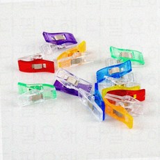 시접고정용 원단집게 시접집게 시침 두꺼운원단 고정핀 칼라집게