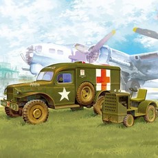 (선물완구) 아카데미과학 1:72 엠뷸런스 & 토우트럭 13403, 1개