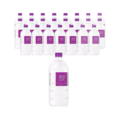 몽베스트 생수 유/무라벨 랜덤 1L x24개, 24개