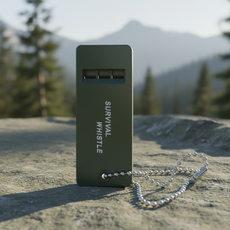 3홀 고주파 생존 호루라기 등산 캠핑 위급상황 구조 신호용 체인포함, 단품