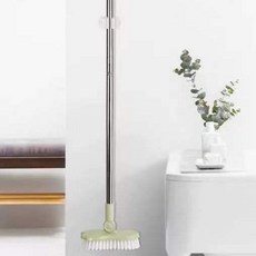 長柄地板刷 瓷磚清潔刷 廚房浴室衛生間清潔刷 硬毛長柄清潔刷, 【顏色隨機】卡座一個×1個