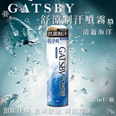 GATSBY舒涼制汗噴霧冰漩爽身噴霧凍感體香噴霧多款選擇夏日外出必備清涼爽身涼感噴霧, 221ml, 1個