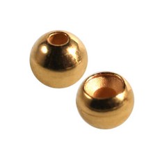 플라이 타잉용 색 사이클롭스 텅스텐 비즈, 1개, 1. Gold