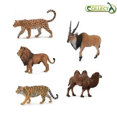 小牛津 collectA 動物模型-陸地動物系列 英國高擬真模型, 1個, 非洲雄獅