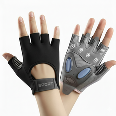 토도판다 굳은살 방지 헬스 장갑 여성, 1개, 블랙