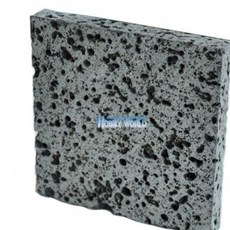 표면이 거친 현무암 모스 활착 타일, 1개