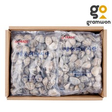 비자숙 피 바지락 5KG 냉동 바지락 육수용 조개 해감 세척완료, 비자숙 피바지락 5KG, 1개