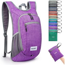 G4Free 접이식 하이킹 백팩 10L/15L, Purple, 15L, 1개