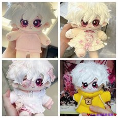 臺灣發貨 熱銷 地獄客棧 安吉爾屬性 AD 動漫衕人 棉花娃娃 動漫周邊 換裝 公仔 玩偶 床頭擺件 擺飾 二次元禮物, 1個, 娃娃專屬 眼鏡＋梳妝三件套,無骨 款式