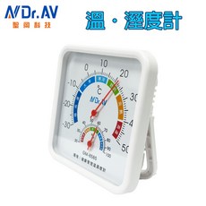 Dr. AV 聖岡 方型溫濕度計 溫濕度計 溫度計 濕度計 壁掛型濕度計 桌上型濕度計 小型濕度計, 1個