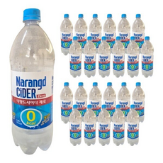 나랑드사이다 제로, 1.25L, 24개