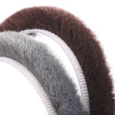 몰딩 방풍 솔 틈새 접착 창문틈 틈막이 문풍지 털 쫄대 창문 테이프, C. 6x4 사이즈의 연회색 카세트 테이프 15미터 2, 1개