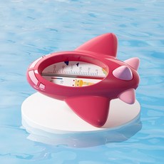 寶寶洗澡水溫計/洗澡水測量溫度計/防燙傷/水溫計, 飛機紅色, 飛機紅色