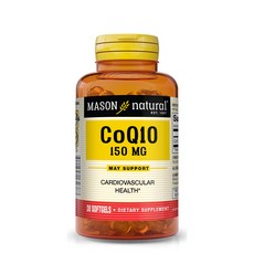 MASON natural CoQ10軟膠囊 150mg, 30顆, 1罐