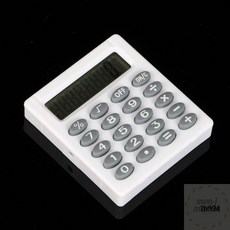 컬러계산기 심플 미니계산기 화이트