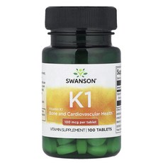 스완슨 비타민 K1 100mg 100정 4통, 4개