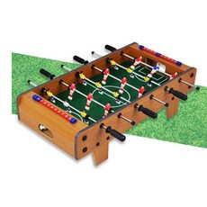 足球桌 世足桌遊 手球 迷你足球 雙人對戰足球桌 大型球台 6桿18人 桌上足球機, 1個