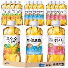 웅진 차 음료 15입 세트 ( 하늘보리 5개 결명자 차 5개 옥수수 수염차 5개 ) 3종 차류 세트, 15개, 500ml