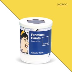 노루페인트 팬톤 외부용 실외 저광 페인트 1L, 13-0760 Yellow Balloon, 1개