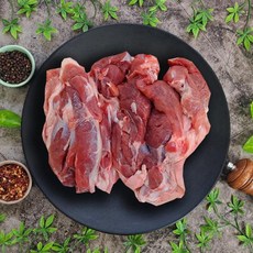 국내산 한돈 돼지고기 미박 앞 사태살 쫄대기살 아롱사태 수육용 찌게용 500g