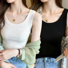 百搭防走光無袖打底吊帶背心女夏季彈力修身韓版