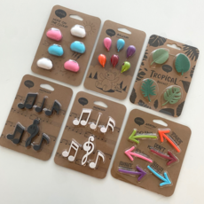 귀여운 냉장고 자석 6P세트마그넷 인테리어 마그네틱 풍선 구름 화살표 음표 몬스테라, 보타니컬(4pcs)