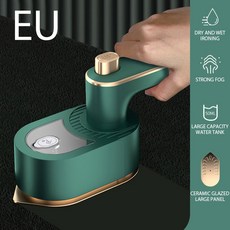 미니 접이식 스팀 다리미 의류 휴대용 습식 건식 이중 증기 발생기 기선 홈 여행 Ironin, EU Plug Gr n