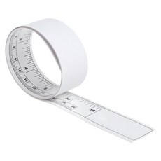 재봉틀 스티커 45/90cm 18/36인치에 적합한 경량 자가 접착 계량기 측정 테이프 비닐 규칙, 90cm, 1개