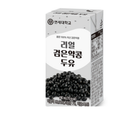 연세두유 리얼 검은 약콩 두유 국내산 190mL, 48개