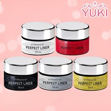 유키 프로페셔널 퍼펙트 네일 라이너, 실버, 10g, 1개