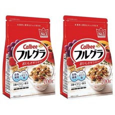 Calbee 卡樂比 富果樂水果早餐麥片, 2包, 700g
