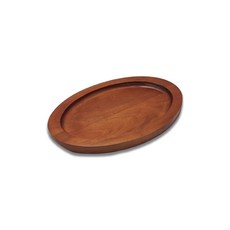 스테이크팬 타원 사각 코팅 무코팅 마늘구이 콘치즈 옥수수구이 장보고주방, 1개, 타원 스테이크팬(받침)