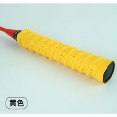 廣隆 龍骨纏把帶 羽毛球拍 魚竿 網球拍 防滑吸汗帶, 黃色, 1個