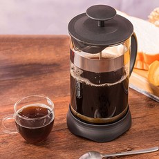 커피 유리 프렌치 프레스 400ml 여과 추출기 드리퍼 jun+46717LZ