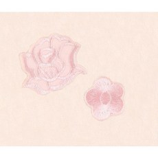 장미-매화 자수패치(1쌍) 자수와펜 캐릭터자수 옷수선하기 십자수 리폼 오버로크 스티커 와펜, 핑크, 1개