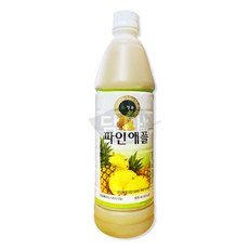 청솔 파인애플 주스 835ml 음료베이스, 1개