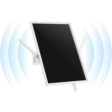 실외용으로 설계된 5W 태양광 패널과 25000mAh 배터리로 최대 500피트까지 커버리지를 확장하는 실외용 WiFi 실외 확장기 신호 부스터