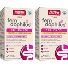 Jarrow FORMULAS 賈羅公式 Fem Dophilus女性益生菌膠囊, 60顆, 2盒