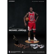ENTERBAY NBA系列 公牛隊 23號紅衣 1/6比例 Michael Jordan 麥可 喬丹 籃球之神 MJ, 1個