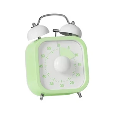 60분 비주얼 타이머 대용량 자기 훈련용 포모도로 스탠드 포함 시간 관리 주방 요리, 04 Square Green