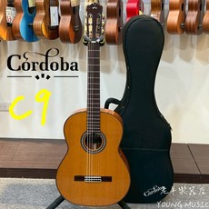 CORDOBA C9 全單板古典吉他 紅雪松面板 桃花心木背側板 附硬盒, 1個, C9(贈琴布調音器撥片移調夾背帶
