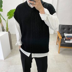 Street J半針織背心