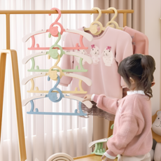 논슬립 아기옷걸이 길이조절 가능 키즈옷걸이 후크 유아 신생아 옷걸이, 아기옷걸이 그레이, 그레이, 1개