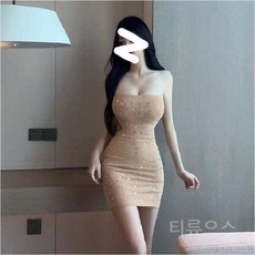 티류으스 여성 여름 프렌치 스타일 스트랩 원피스 섹시한 미니 핏 롱 드레스 순수한 매력 갓메이드 룩 WY