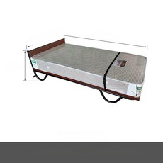 사무실 엑스트라 베드 침대 1인용 간이 보조 호텔, 연회색 스트라이프 120cm 20cm C