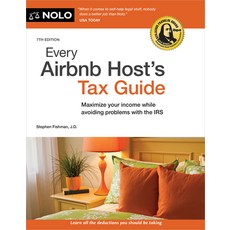 (영문도서) Every Airbnb Host's Tax Guide Paperback, NOLO, English, 9781413332353
