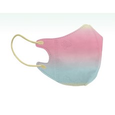 丰荷 兒童幼幼醫用口罩 1-3歲, 粉彩漸層, 1個, 25片