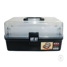도토리마켓 미술도구 보관함 블랙 340x195x160